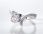 PAVE SOLITAIRE RING ENG030